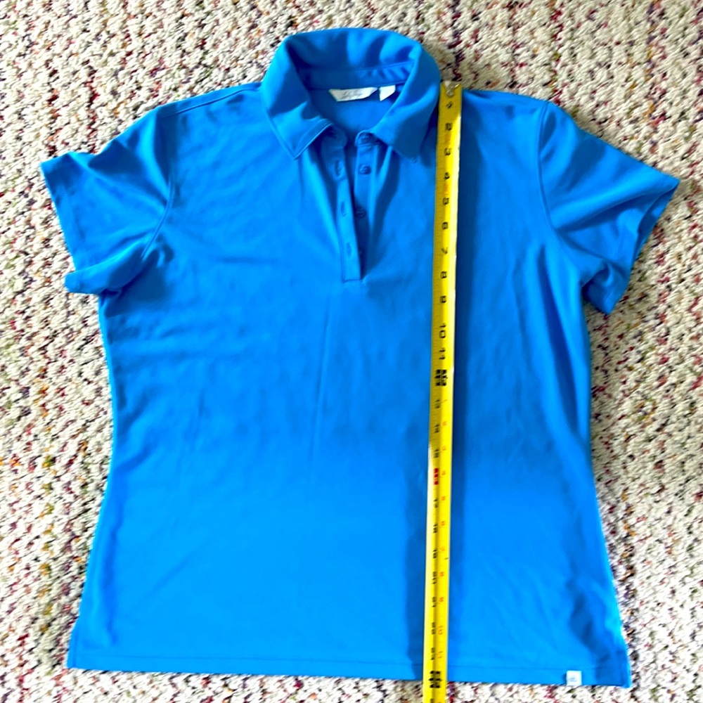 Lady Hagen golf polo blue size large